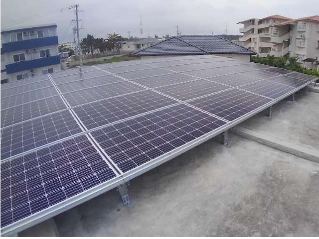 太陽光発電　宮古島市施工写真2