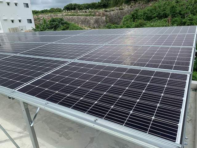 宮古島市　太陽光発電施工写真1