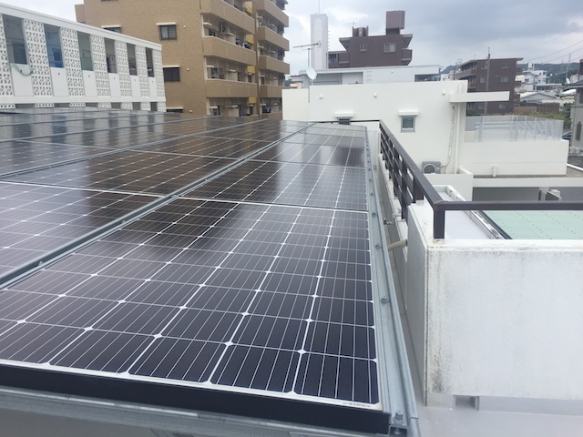 糸満市　太陽光発電施工写真